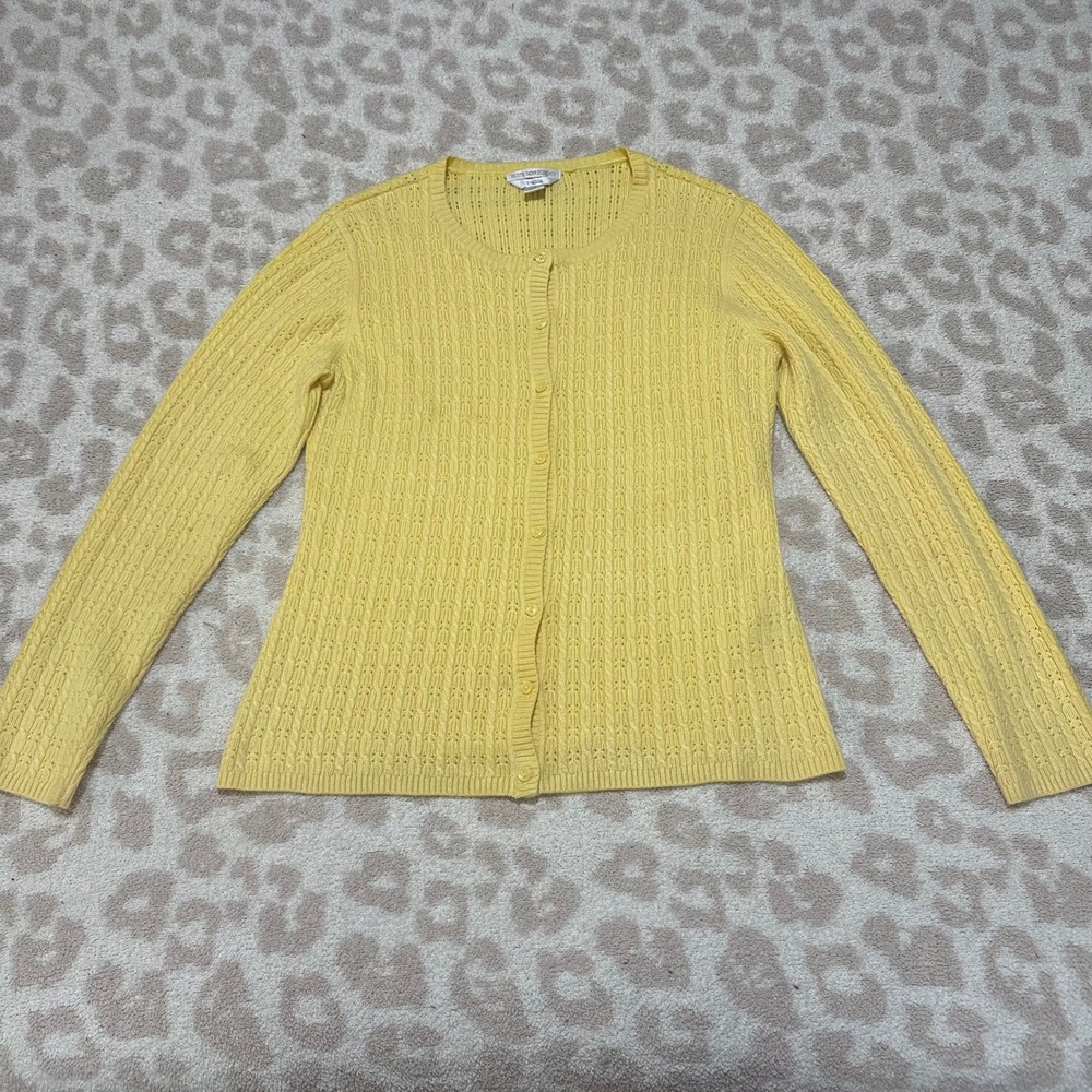 Vintage‎ Yellow Cardigan